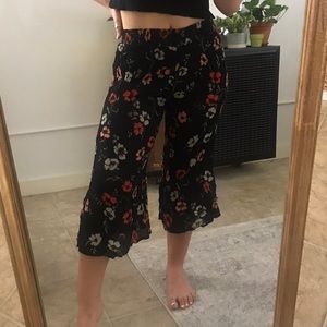 Flowy Floral Pants